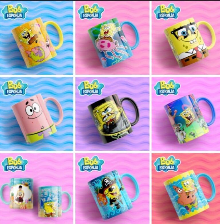 Plantillas Para Tazas Bob Esponja V