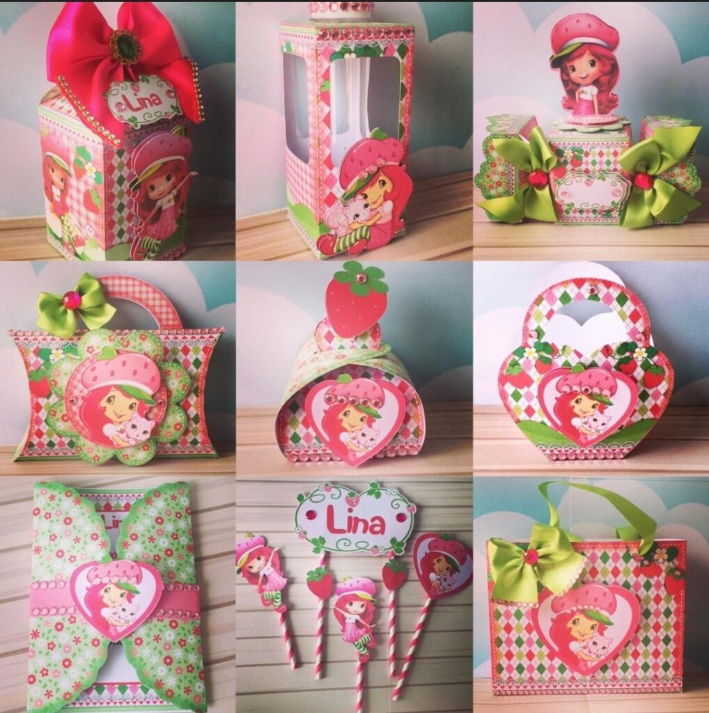 Kit de Fiesta Rosita Fresita – Strawberry Shortcake V2