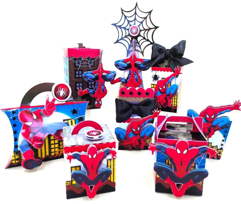 Kit De Fiesta Spiderman Hombre Araña V25 